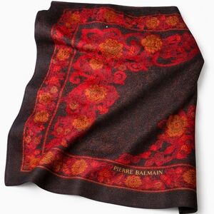 Vintage Pierre BALMAIN wool Scarf